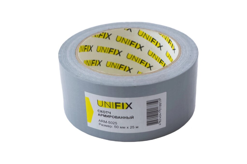 Скотч армований Unifix - 50 мм x 25 м 1 шт. від компанії Elektromax - фото 1