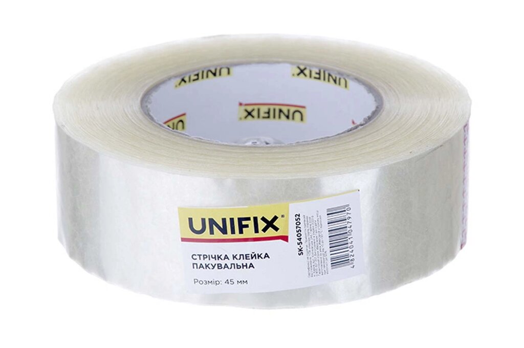 Скотч Unifix - 45 мм 250 м 40 мкм прозорий від компанії Elektromax - фото 1