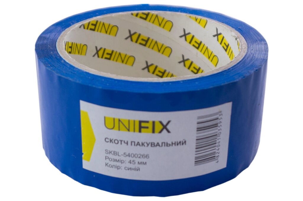 Скотч Unifix - 45 мм x 80 м x 40 мкм синій від компанії Elektromax - фото 1