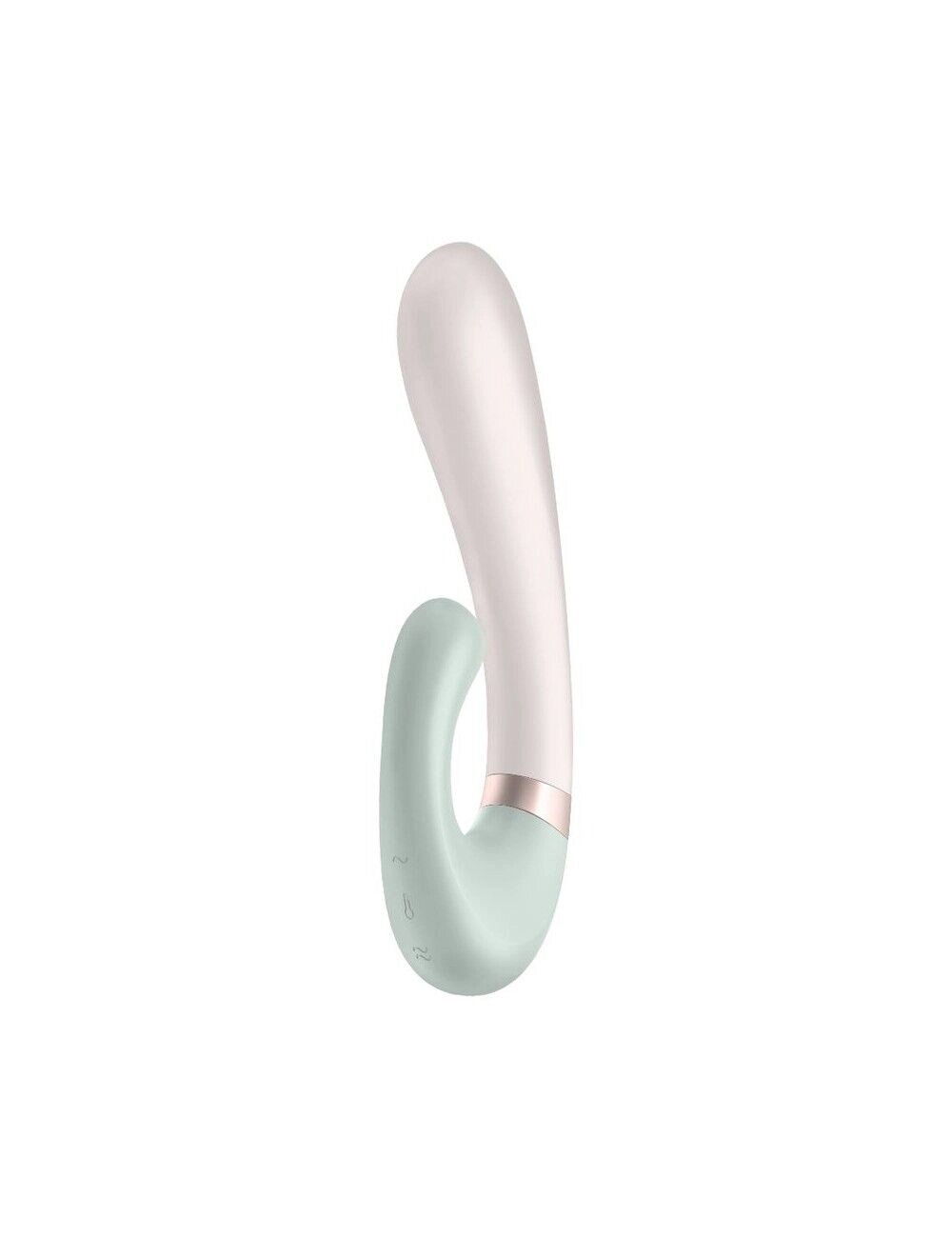 Смарт вібратор-кролик із підігрівом Satisfyer Heat Wave Mint від компанії Elektromax - фото 1