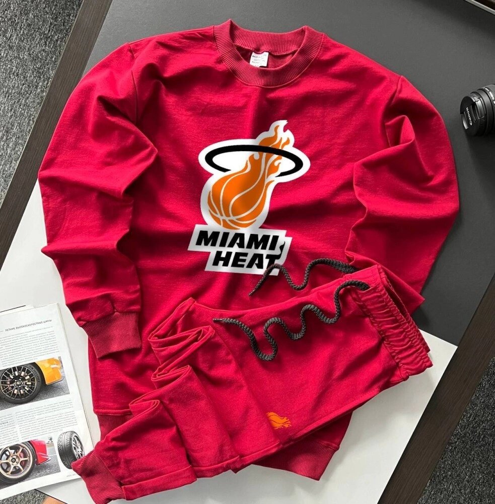 Спортивний костюм MIAMI HEAT червоний від компанії Elektromax - фото 1