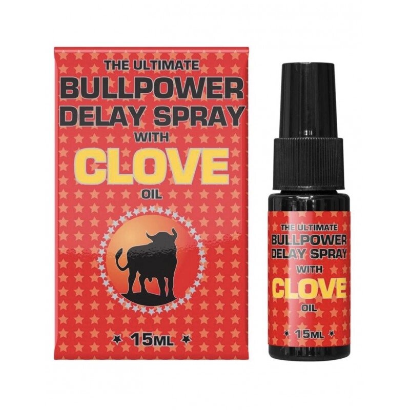 Спрей для затримки оргазму Bull Power Clove Delay Spray, 15мл від компанії Elektromax - фото 1