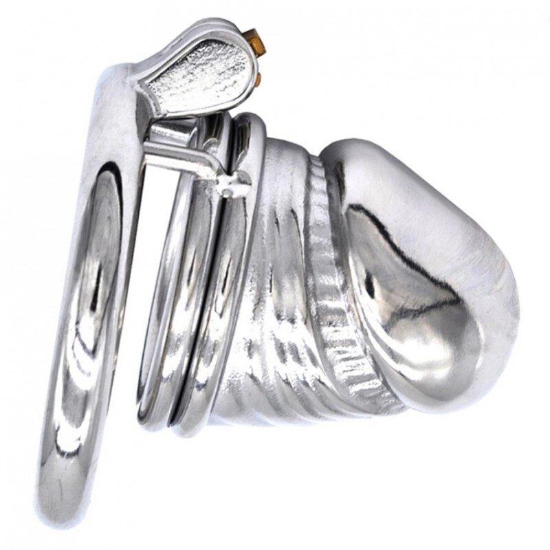 Stainless Steel Glans Shape Chastity Device від компанії Elektromax - фото 1