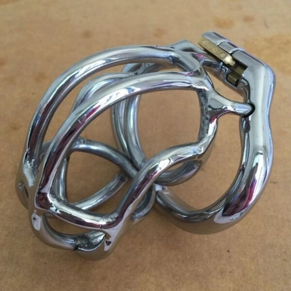Stainless Steel Male Chastity Device / Stainless Steel Chastity Cage від компанії Elektromax - фото 1
