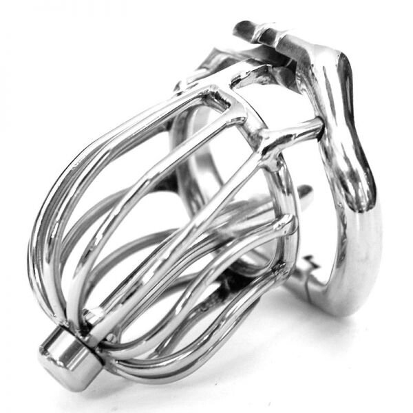 Stainless steel Male chastity devices Latest Design від компанії Elektromax - фото 1