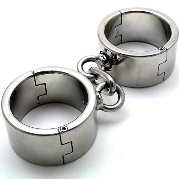 Сталеві наручники для чоловіків та жінок від компанії Elektromax - фото 1