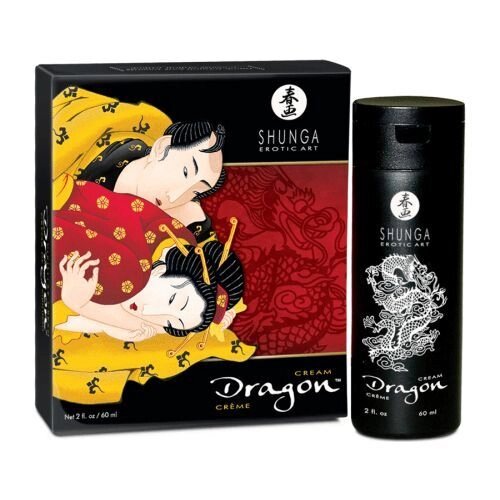 Стимулювальний крем для пар Shunga SHUNGA Dragon Cream (60 мл), ефект тепло-холод та поколювання від компанії Elektromax - фото 1