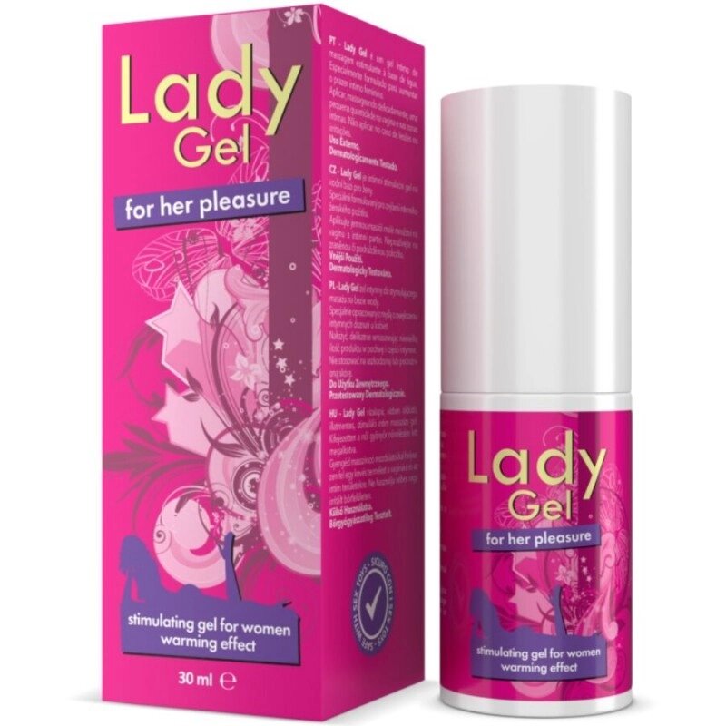 Стимулюючий гель для Горошинка а Intimateline Lady Gel Pleasure Stimulating Heat Effect, 30 мл від компанії Elektromax - фото 1