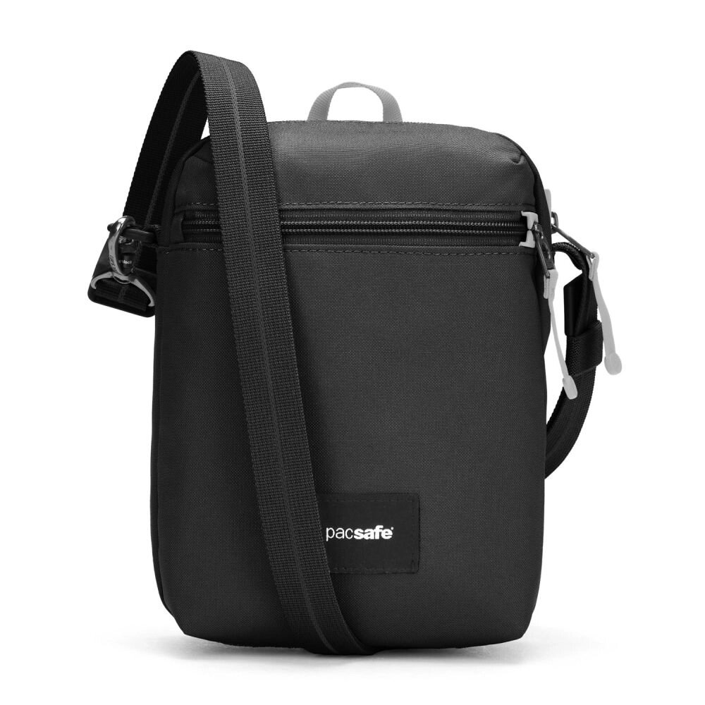 Сумка через плече антизлодій Pacsafe GO Festival Crossbody, 5 ступенів захисту (насичений чорний, 23 х 17 х 7 см) від компанії Elektromax - фото 1