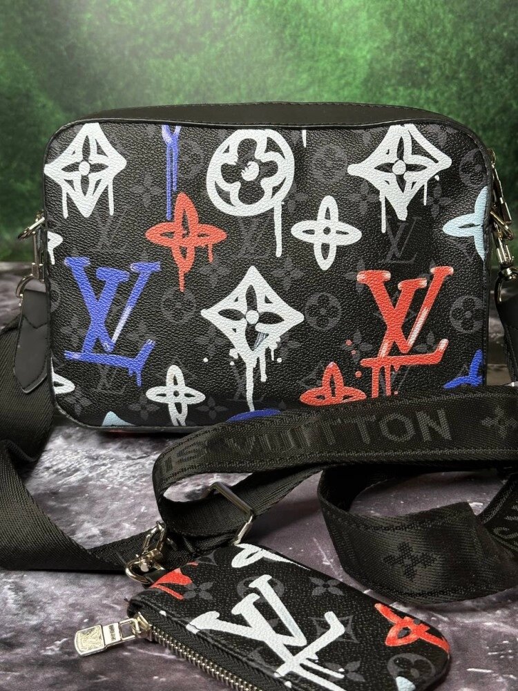 Сумка чоловіча Louis Vuitton Trio Messenger Graphity s058-2 від компанії Elektromax - фото 1