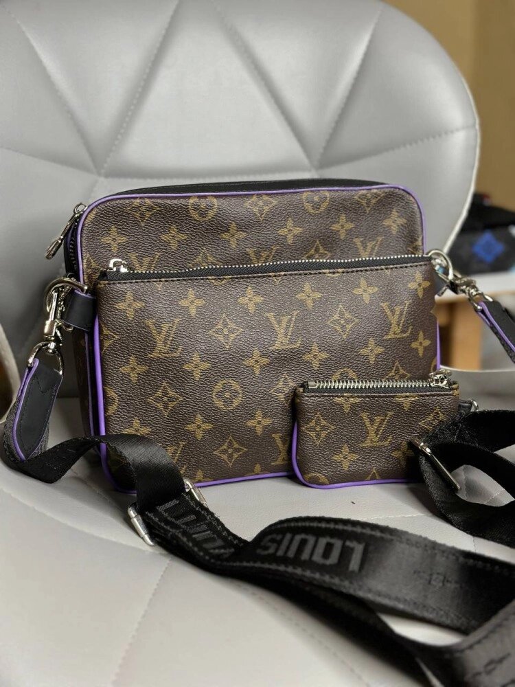 Сумка чоловіча Louis Vuitton Trio Messenger Monogram s058-1 від компанії Elektromax - фото 1