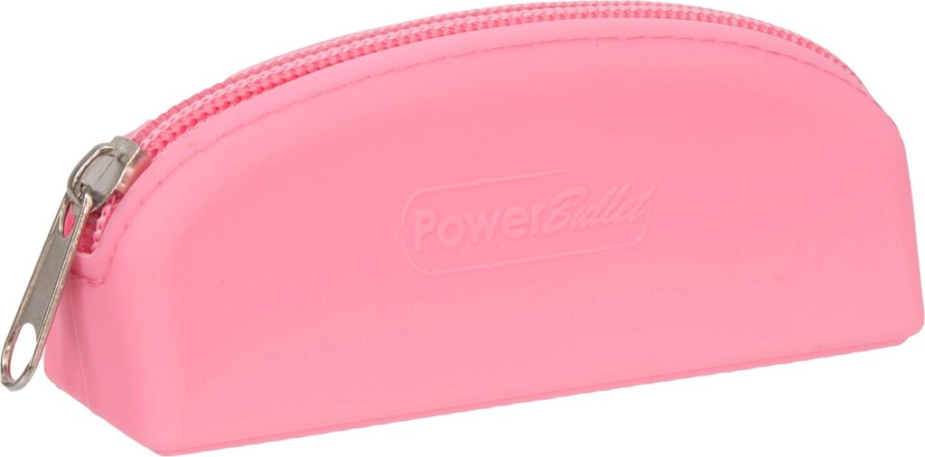 Сумка для зберігання секс-іграшок PowerBullet - Silicone Storage Zippered Bag Pink від компанії Elektromax - фото 1