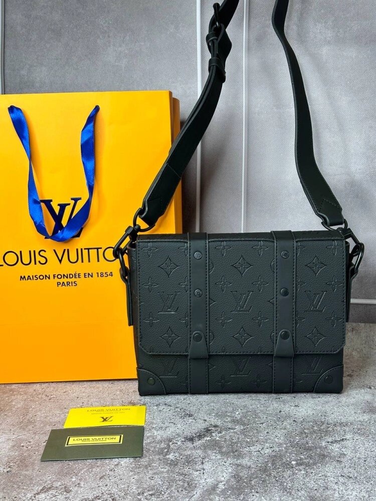 Сумка-месенджер Louis Vuitton Trunk s010, чорний від компанії Elektromax - фото 1