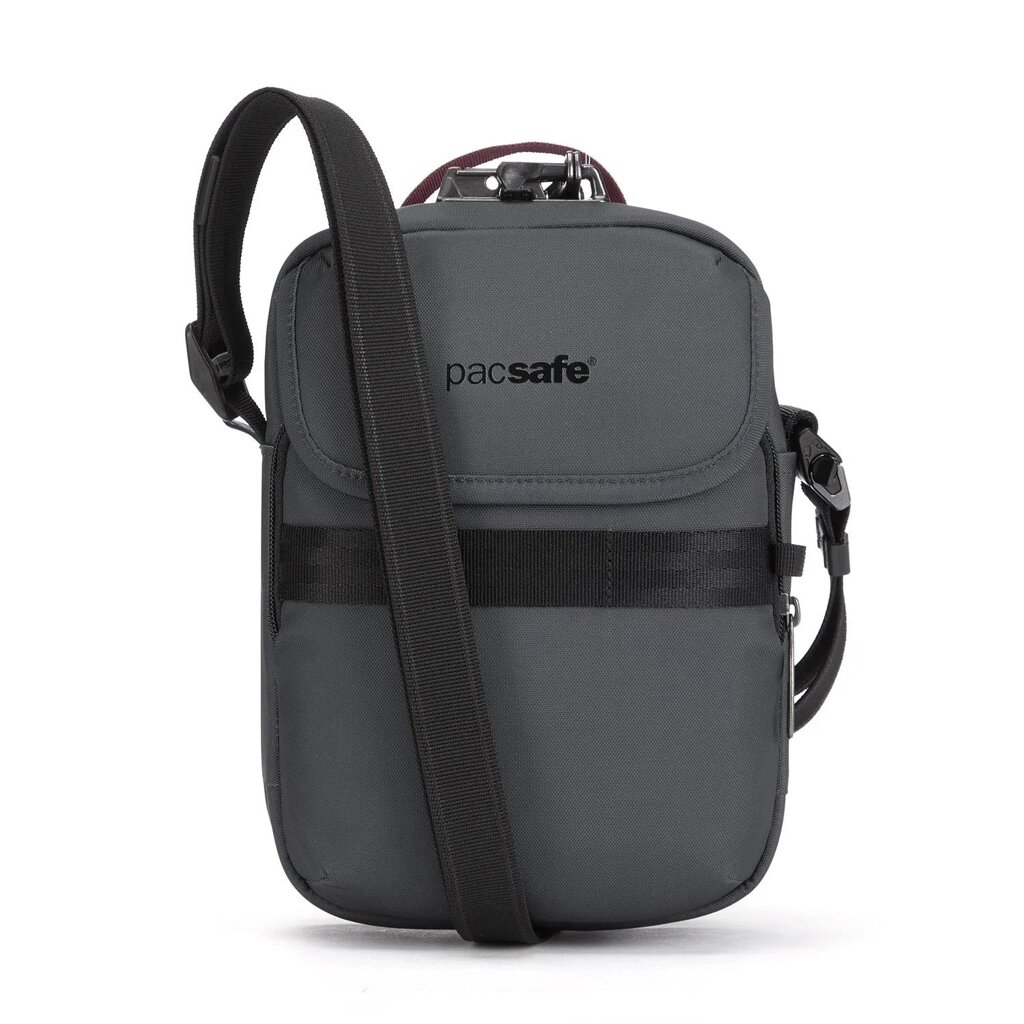 Сумка Metrosafe X compact crossbody, 6 ступенів захисту (графітовий/чорний) від компанії Elektromax - фото 1