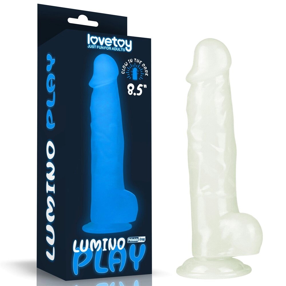 Світиться  Масажер   на присоске Lumino Play Dildo 8.5 від компанії Elektromax - фото 1