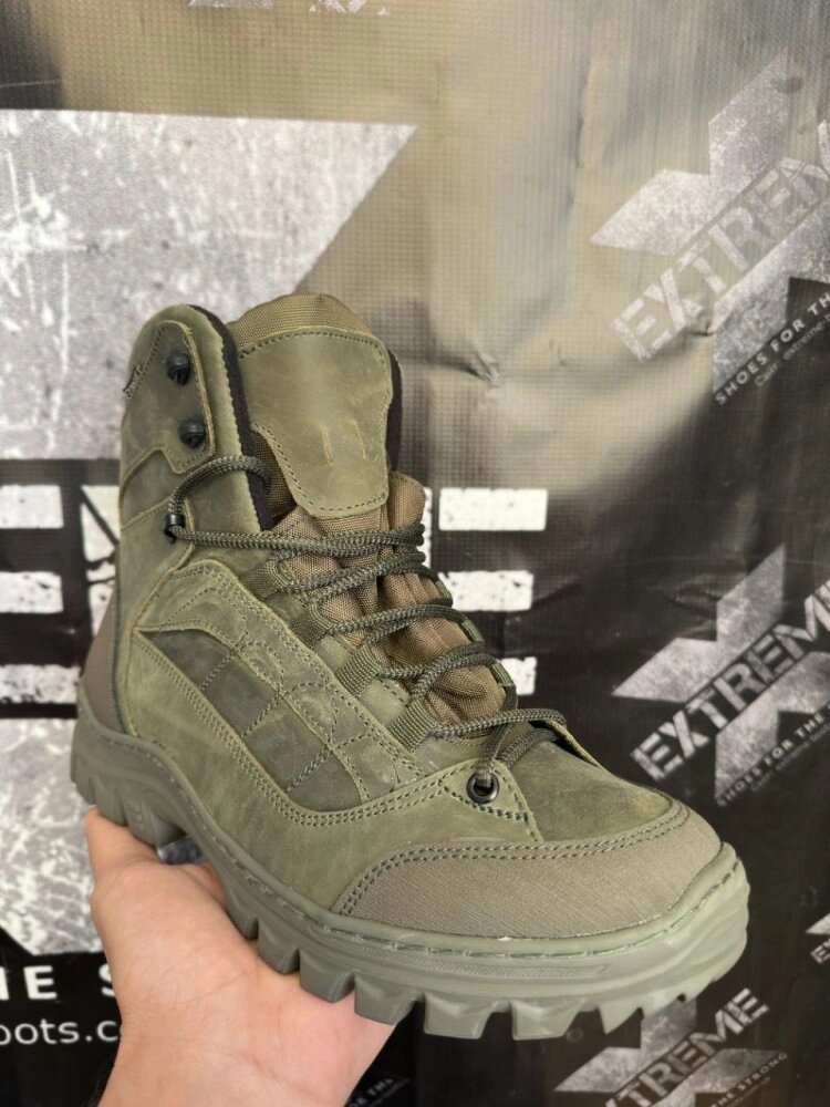 Тактичні зимові  черевики Tactical Boots утеплювач Slimtex олива від компанії Elektromax - фото 1