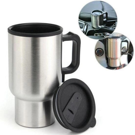 Термокухоль ELECTRIC MUG, Автомобільний кухоль із підігрівом Electric Mug, Кухоль із підігрівом від компанії Elektromax - фото 1