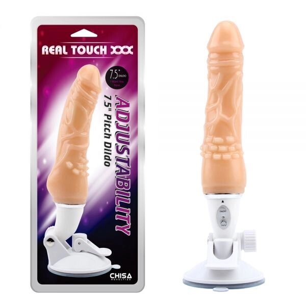 Тілесний  Масажер   на присоске Adjustability-Pitch Dildo 7.5 від компанії Elektromax - фото 1