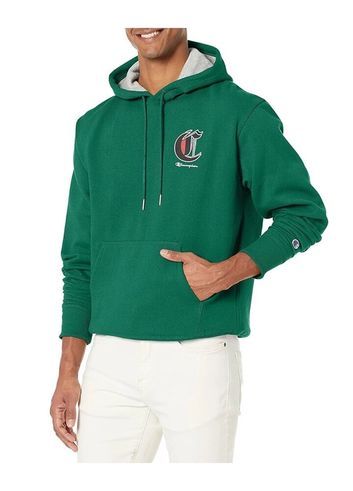 Толстовка чоловіча Champion Powerblend Fleece Pullover Hoodie 1 Green (HBGF89H-1) від компанії Elektromax - фото 1