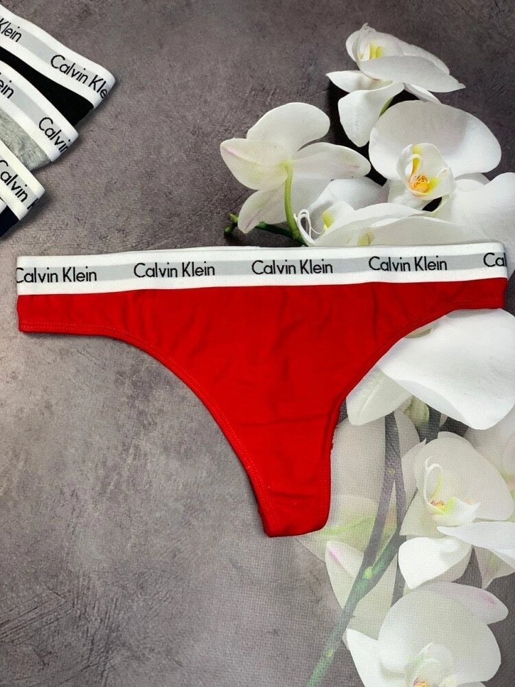 Труси Жіночі  Calvin Klein Carousel Червоний wu031 від компанії Elektromax - фото 1