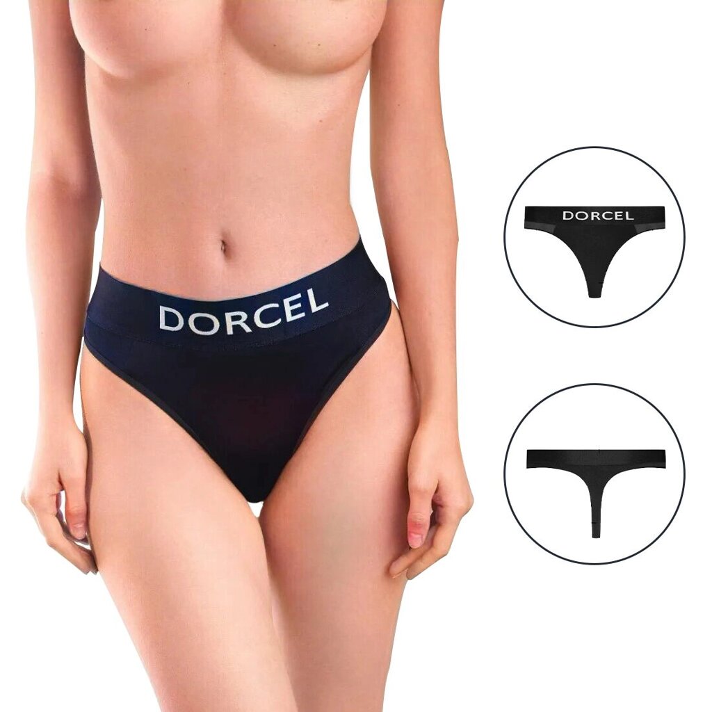 Трусики з кишенею для вібратора Dorcel PANTY LOVER L від компанії Elektromax - фото 1