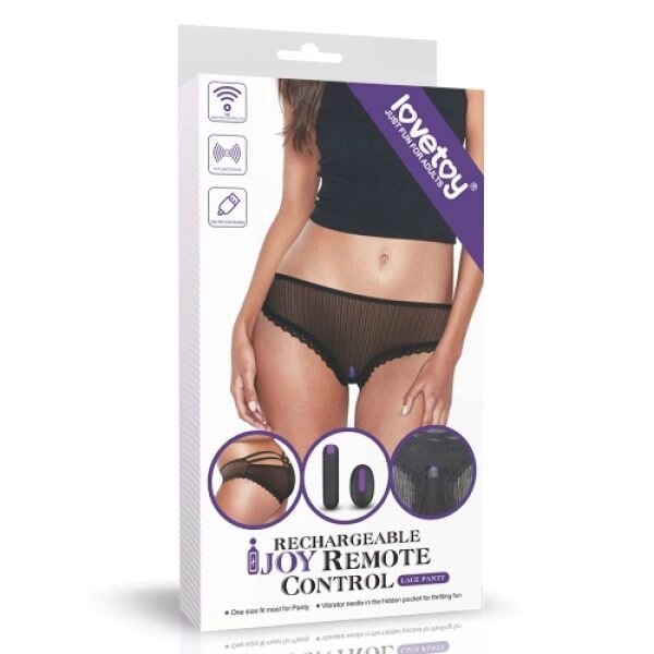 Трусики з Масажер ом IJOY Rechargeable Remote Control Lace Panty від компанії Elektromax - фото 1