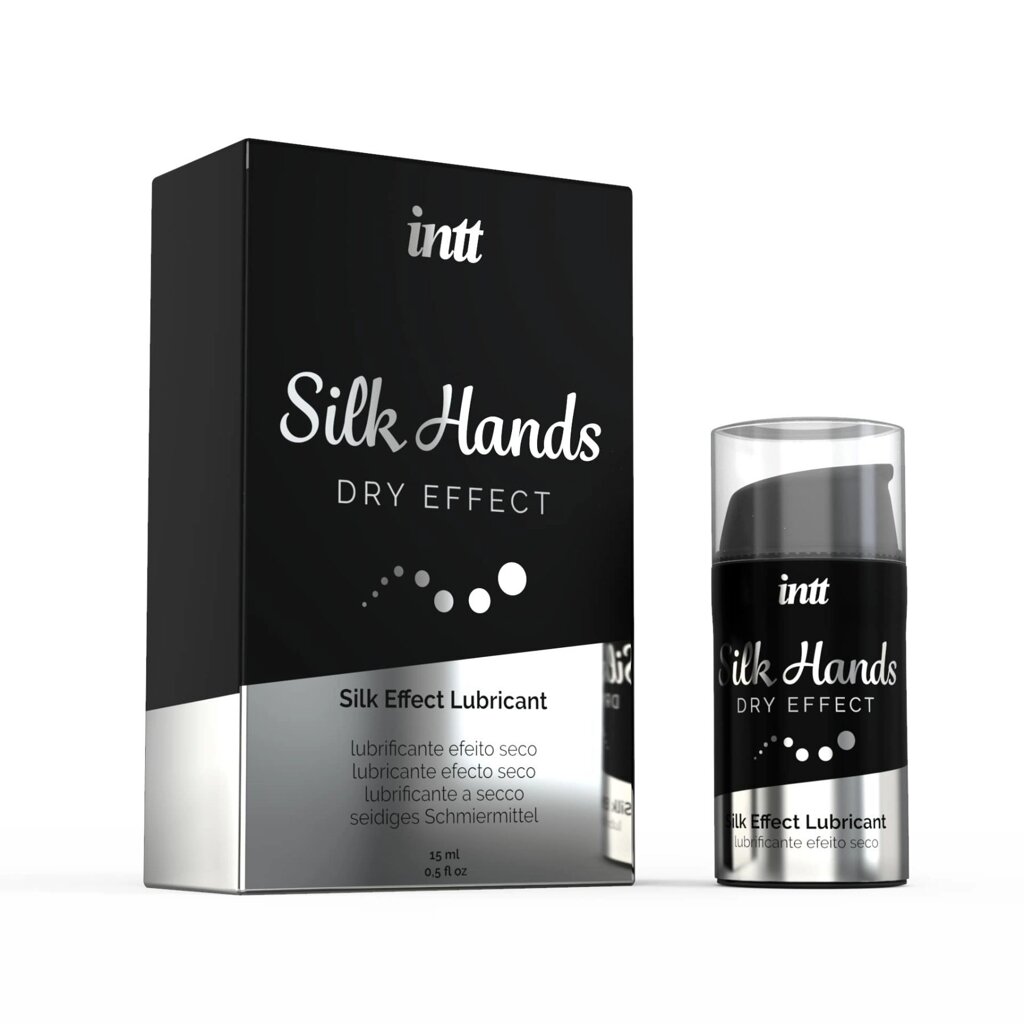 Ультрагуста силіконова змазка Intt Silk Hands (15 мл) з матовим ефектом, шовковистий ефект від компанії Elektromax - фото 1