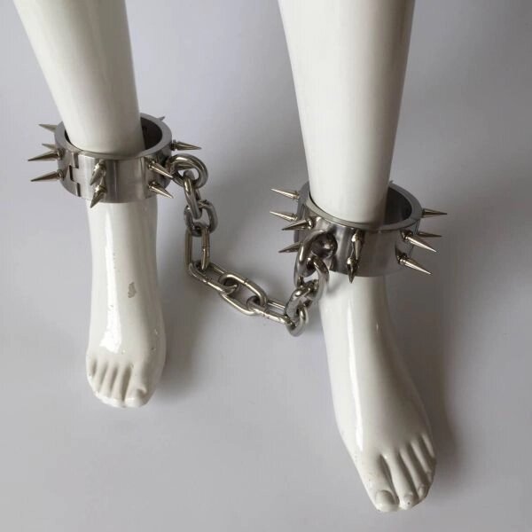 Унисекс с шипами из нержавеющей стали утяжеленные железные ножки для подземелий с шестигранным ключом від компанії Elektromax - фото 1