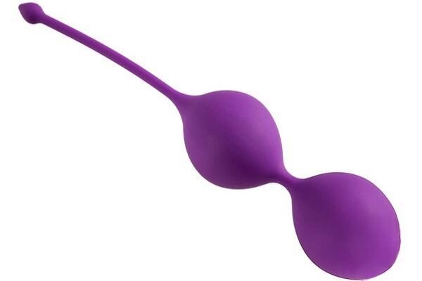 Вагінальні кульки Alive U-Tone Balls Purple, діаметр 3,5 см, вага 77 г від компанії Elektromax - фото 1