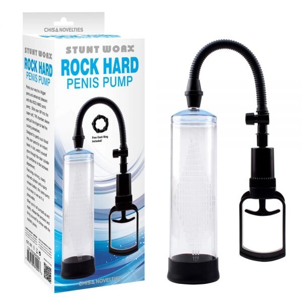 Вакуумная помпа для чоловіків Rock Hard Penis Pump від компанії Elektromax - фото 1