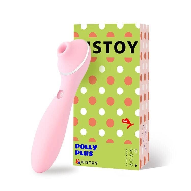 Вакуумний вібратор KISTOY Polly Plus Pink від компанії Elektromax - фото 1