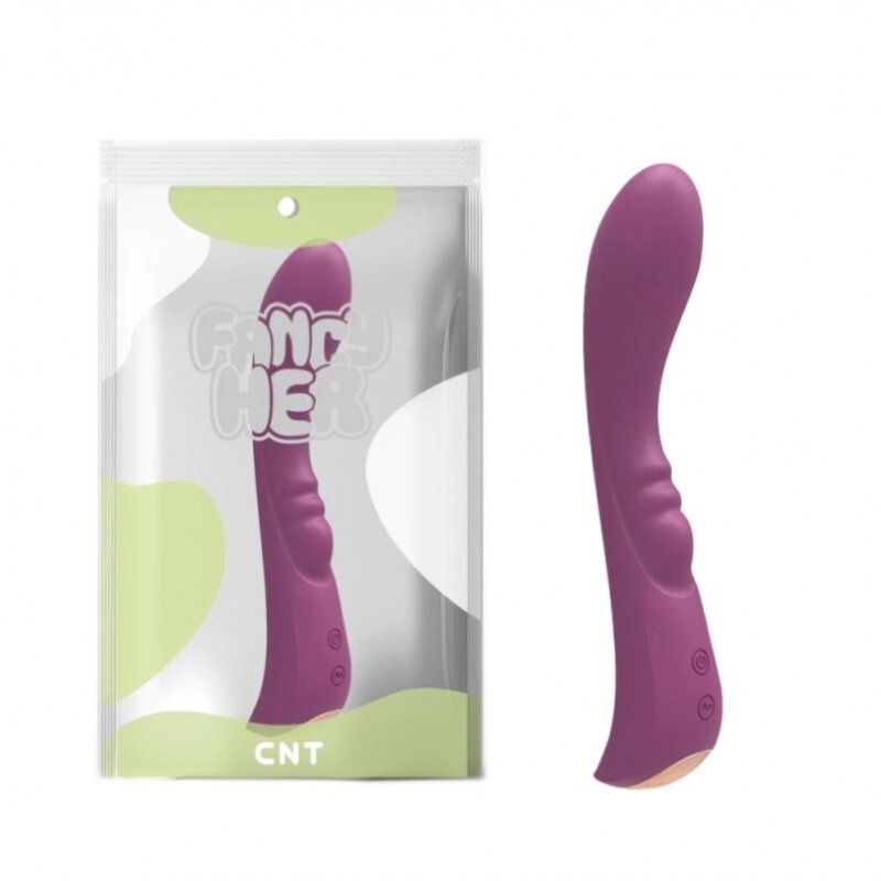 Вібратор для жінок витонченої форми G-spot Arouse Purple від компанії Elektromax - фото 1