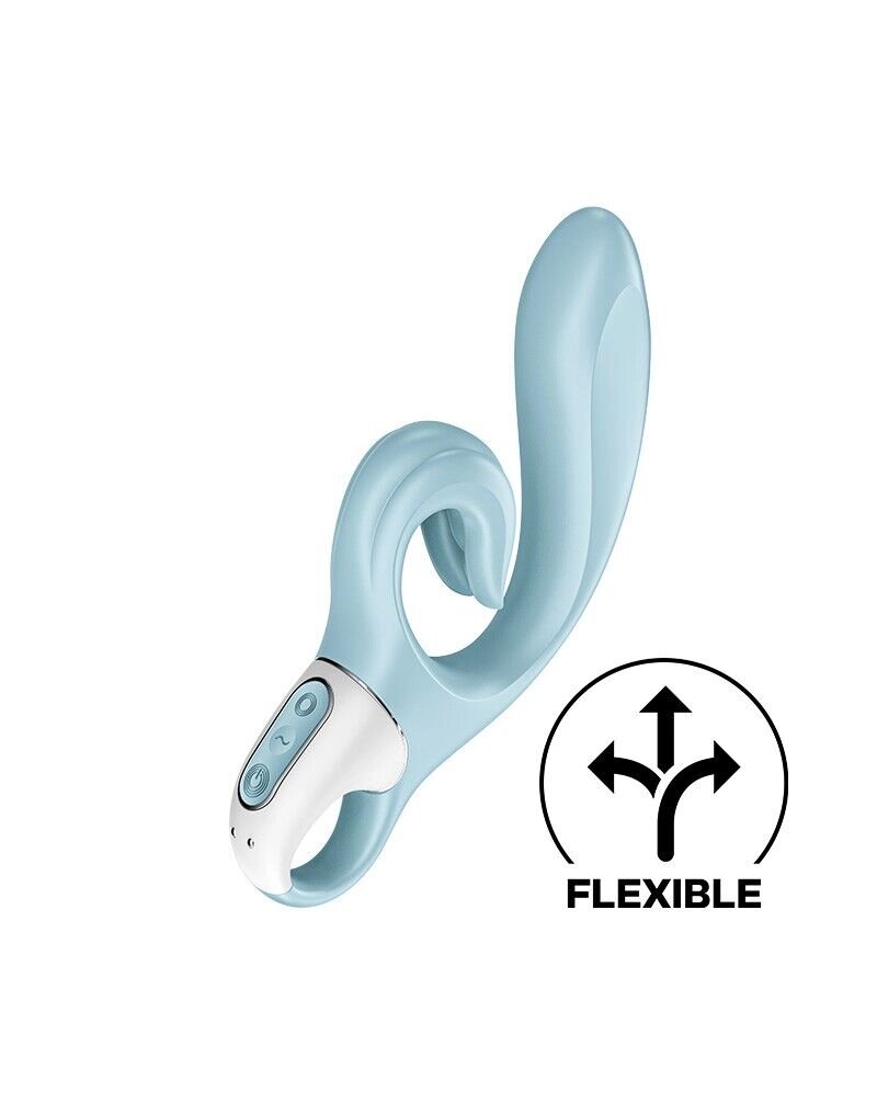 Вібратор-кролик Satisfyer Love Me Blue від компанії Elektromax - фото 1