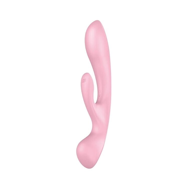 Вібратор-кролик Satisfyer Triple Oh Pink від компанії Elektromax - фото 1