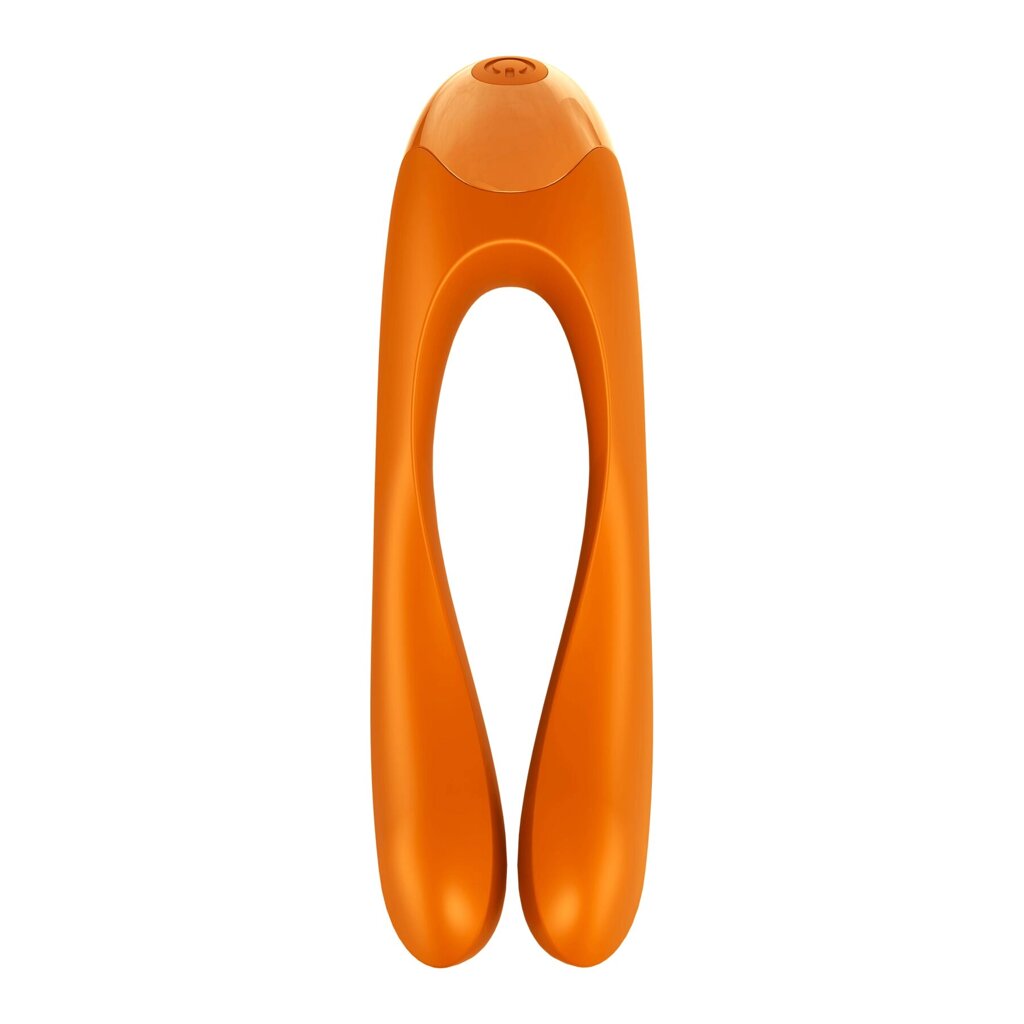 Вібратор на палець Satisfyer Candy Cane Orange від компанії Elektromax - фото 1