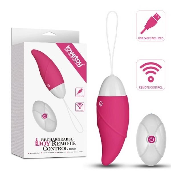 Вібро  з пультом IJOY Wireless Remote Control Rechargeable Egg від компанії Elektromax - фото 1