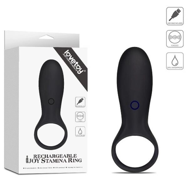 Віброкольцо для стручка   IJOY Rechargeable Stamina Ring від компанії Elektromax - фото 1