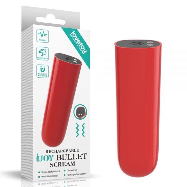 Вібростим'ялтор IJOY Rechargeable Bullet Scream, що перезаряджається від компанії Elektromax - фото 1