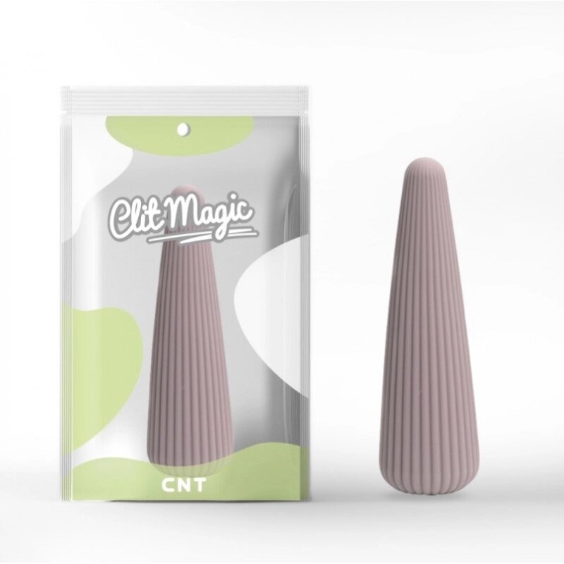 Вібростимулятор для жінок 3D Design Cone Light Purple від компанії Elektromax - фото 1
