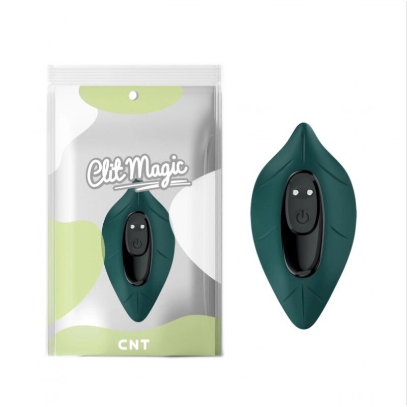 Вібростимулятор для жінок Little Round Foliage Green від компанії Elektromax - фото 1