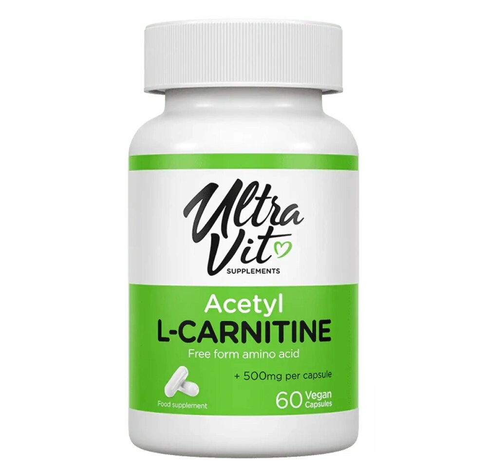 VPLab Acetyl-L-Carnitine - 60 caps карнітин вітаміни від компанії Elektromax - фото 1