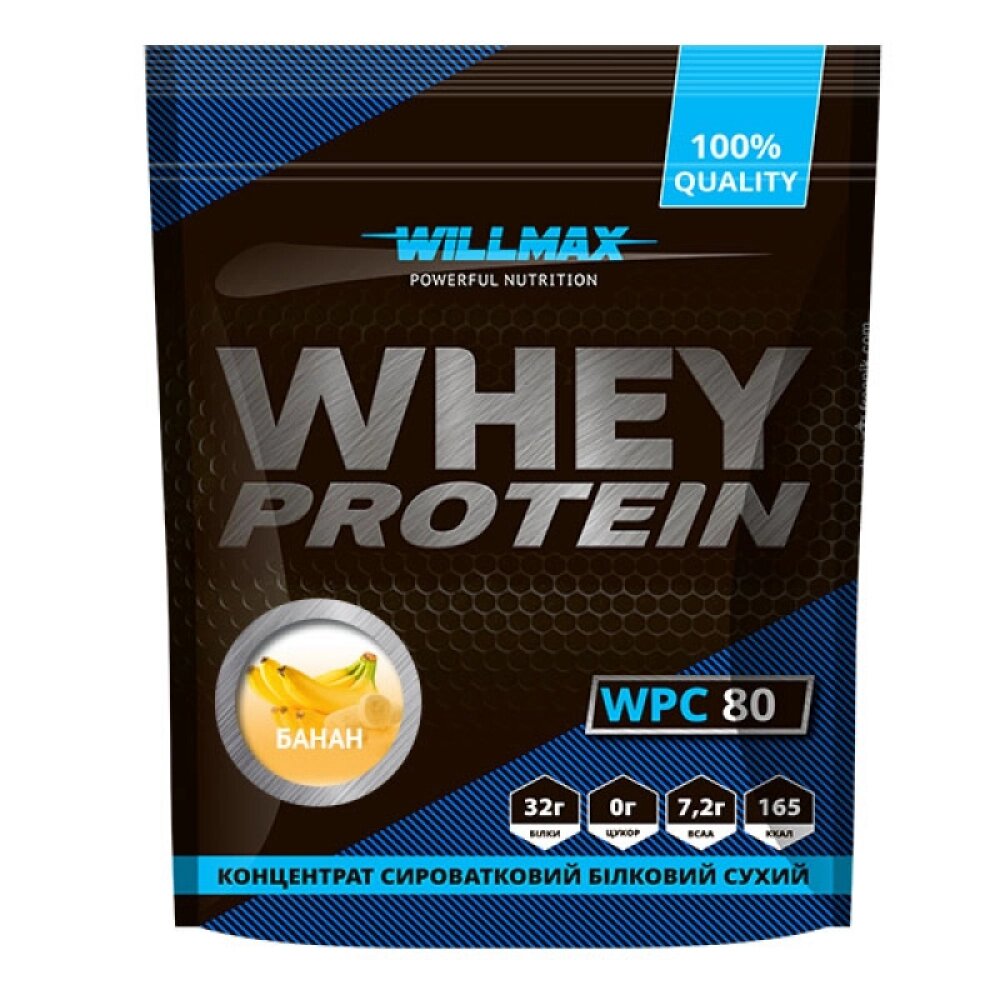 Whey Protein 80% 920 г протеїн (банан) від компанії Elektromax - фото 1