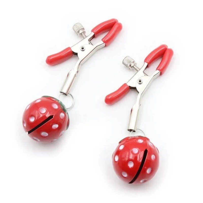 Затискачі для сосків Strawberry Nipple Clamps від компанії Elektromax - фото 1