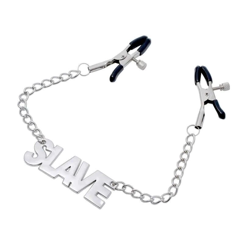 Затискачі для Жінок Nipple Clamps Slave від компанії Elektromax - фото 1