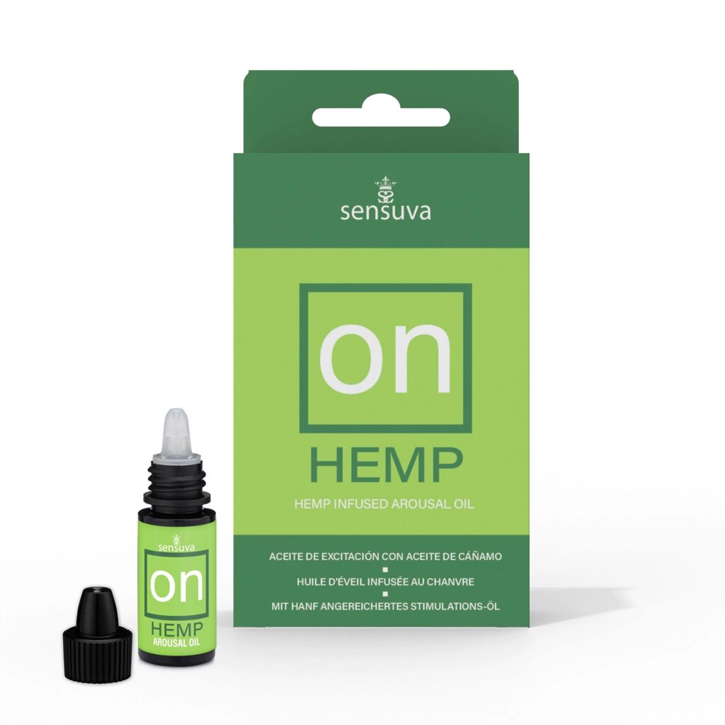 Збуджувальні краплі для клітора Sensuva - ON for Her Hemp Infused Arousal Oil (5 мл) з олією конопел від компанії Elektromax - фото 1