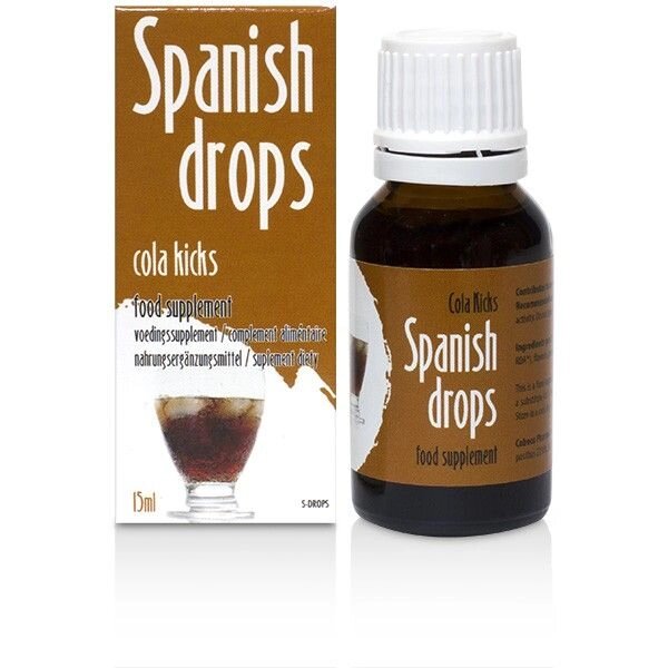 Збуджуючі краплі Spanish Drops Cola Kicks, 15мл від компанії Elektromax - фото 1