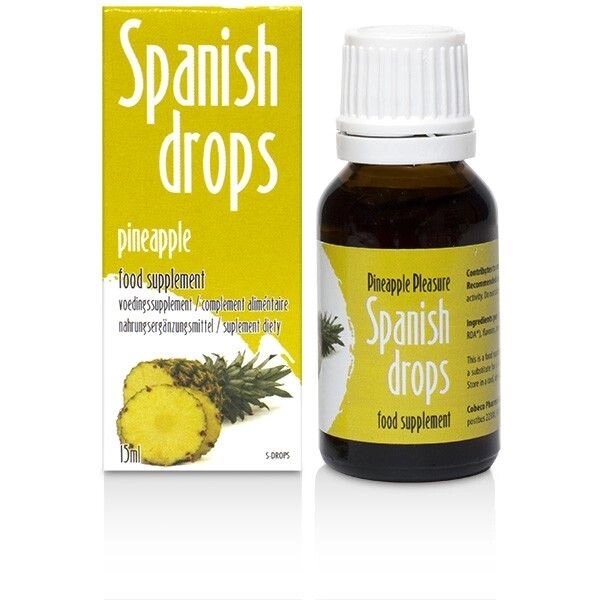 Збуджуючі краплі Spanish Drops Pineapple Pleasure, 15мл від компанії Elektromax - фото 1