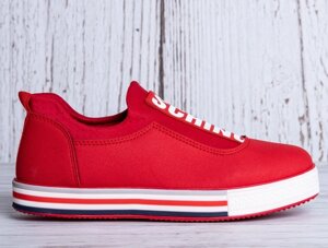Жіночі червоні хайтопи кроссовки замшові в стилі Moschino 36-41 новинка 38