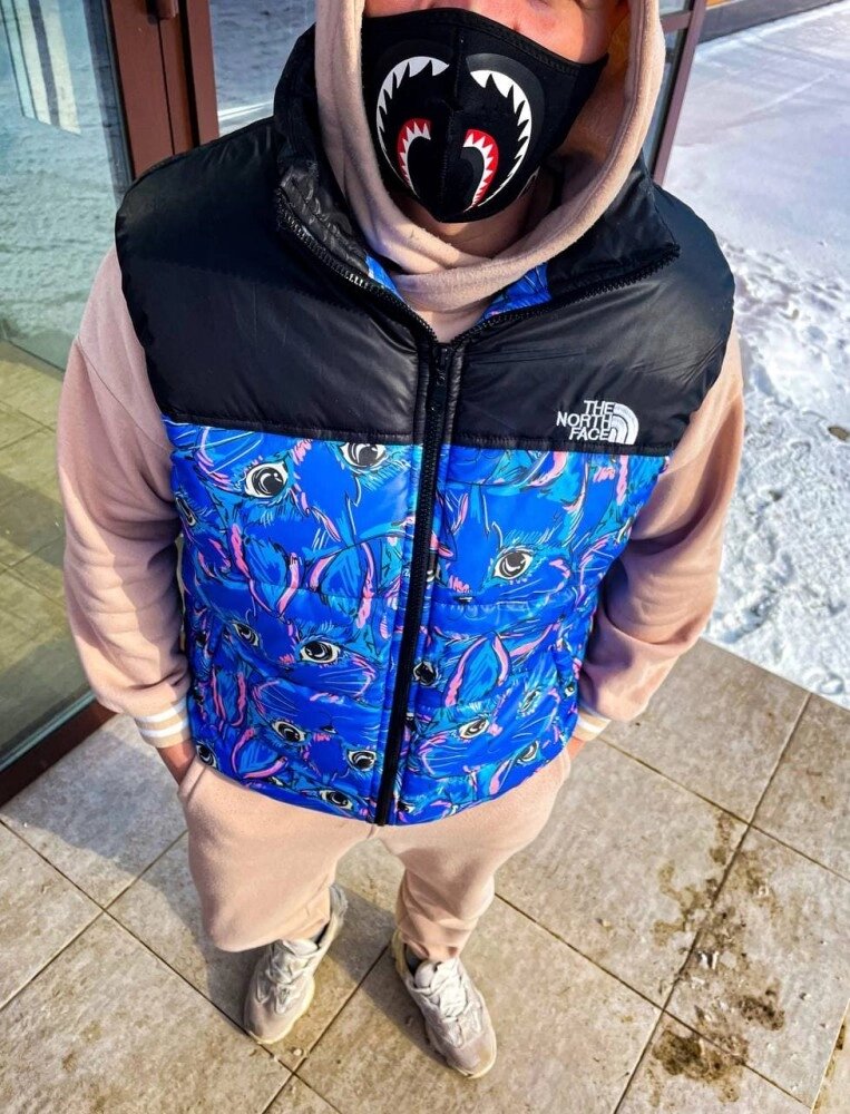 Жилет The North Face синього кольору  50-7.425 від компанії Elektromax - фото 1