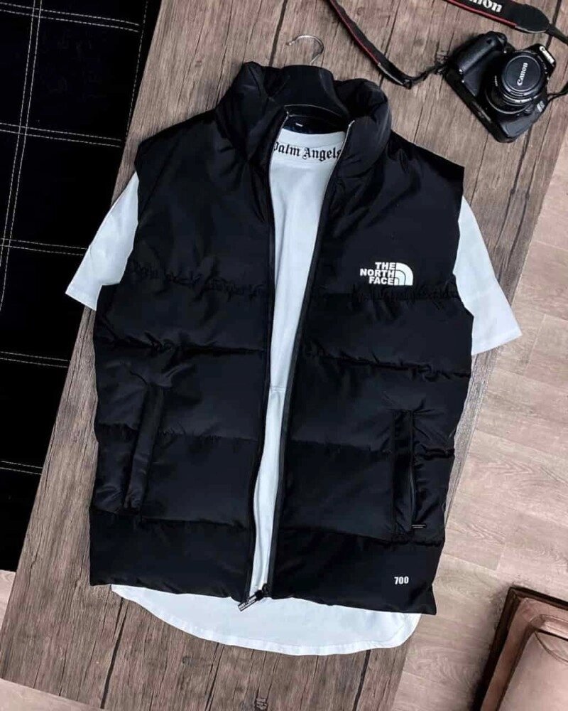 Жилетка в стилі The North Face чорна від компанії Elektromax - фото 1